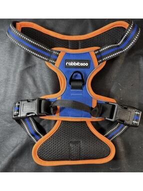 Rabbitgoo Dog Harness with 2 Leash Clips No-Pull Reflective Vest for Medium Dogs